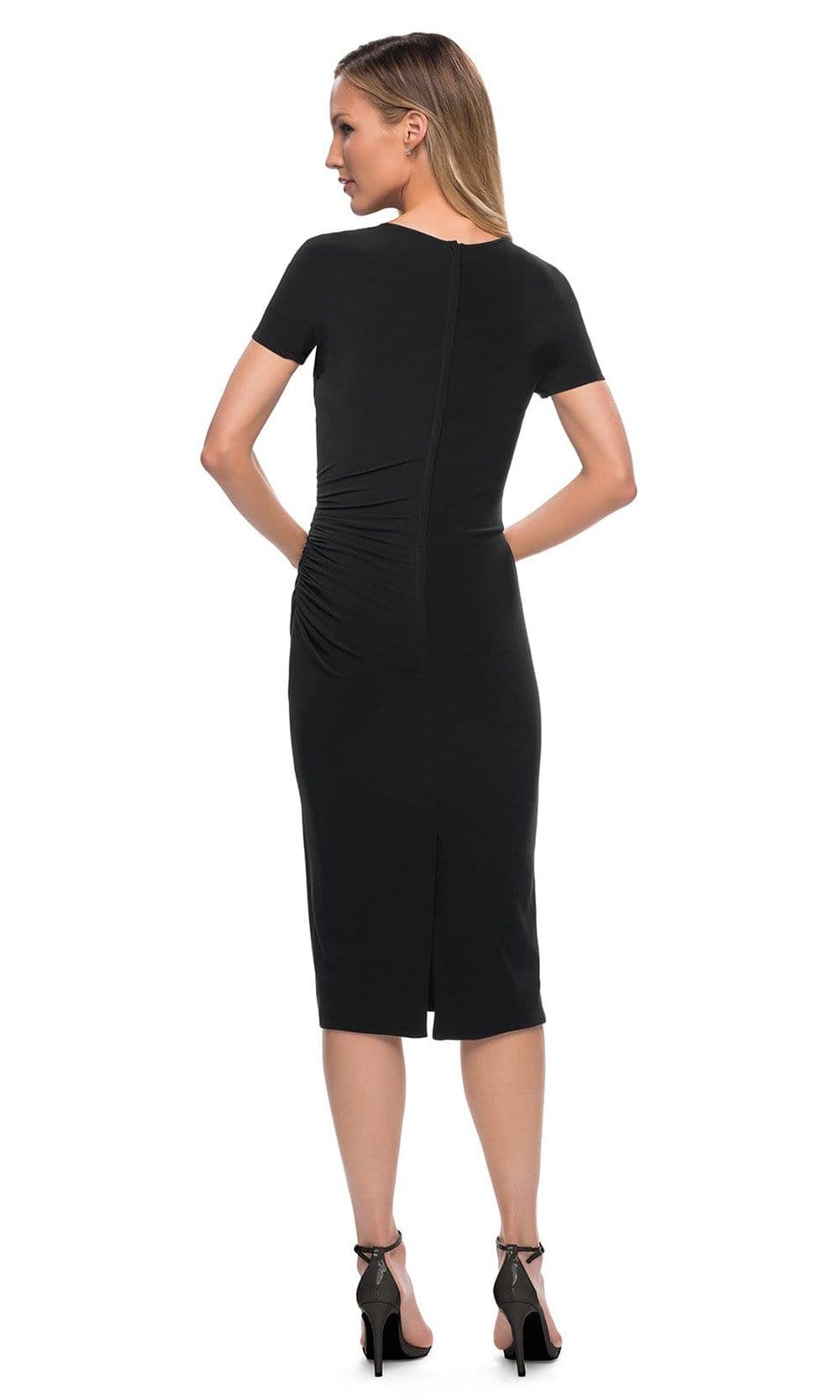 29510 Ruched Knee-Length Dress
