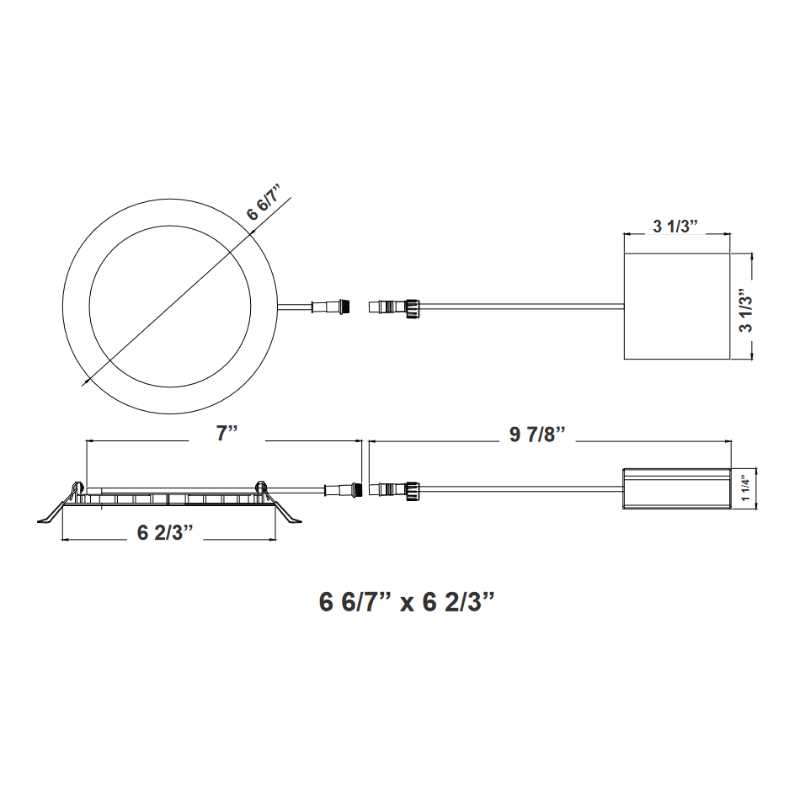 Westgate Lighting LED Ultra Slim Recessed Light
