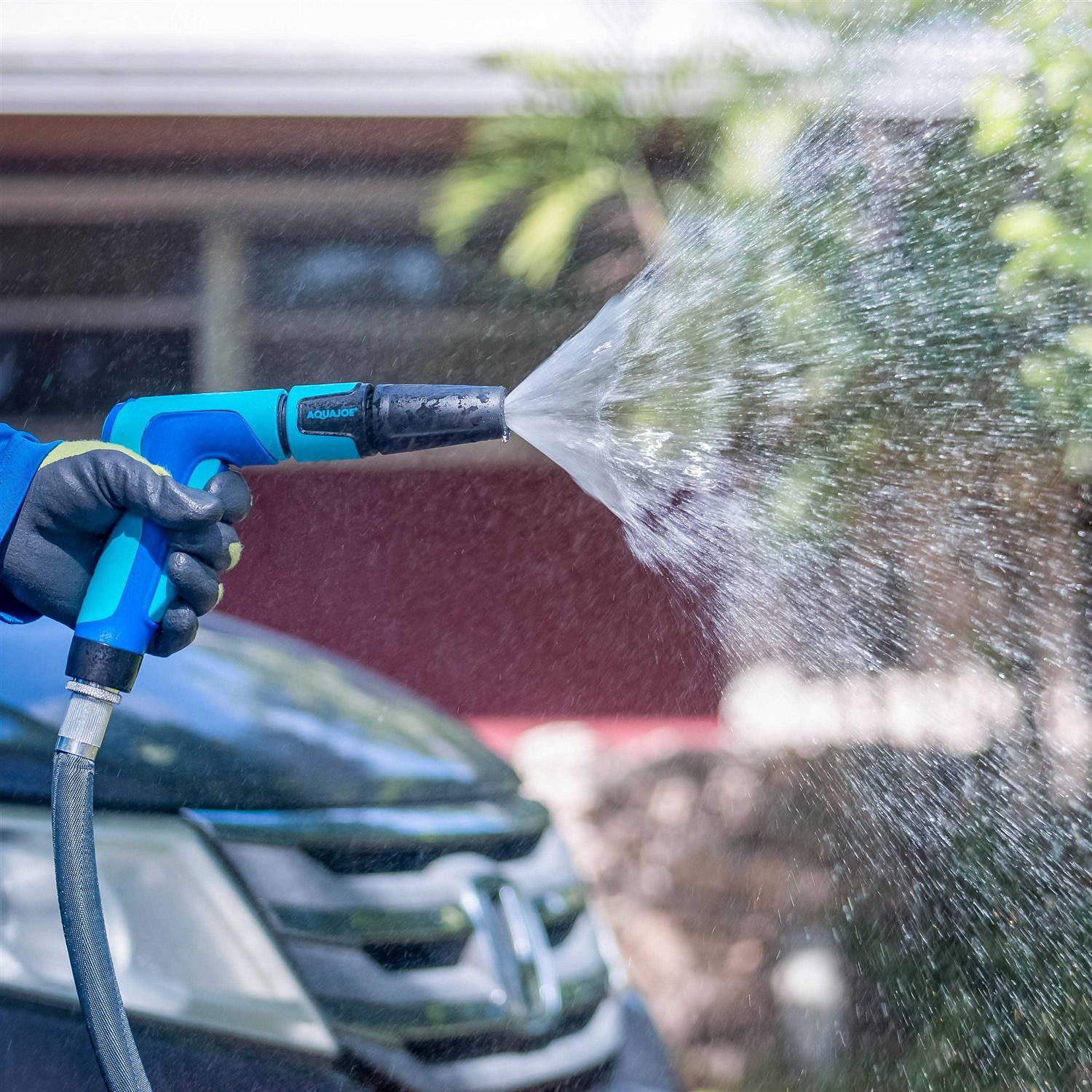 Aqua Joe 2-in-1 Hose-Powered Adjustable Foam Cannon Spray Gun