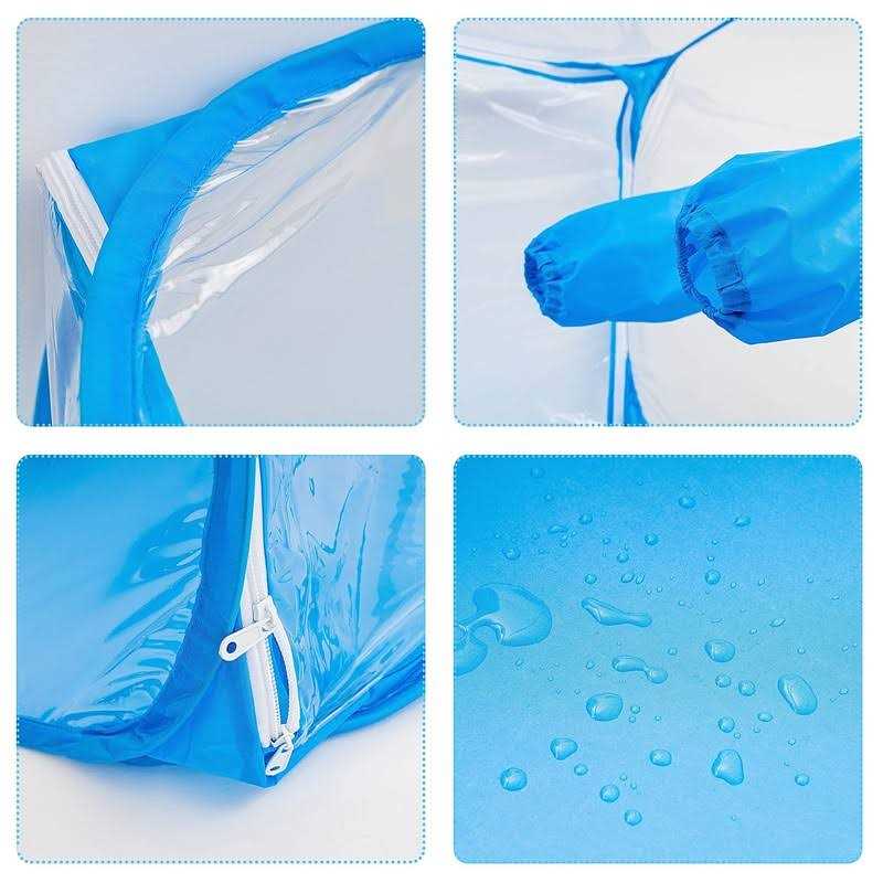 CCGRTART Still Air Box 35.5×23.5×23.5inch Mushroom Grow Kit-Mushroom Grow Bags Portable Mycology Fume Hood Propagation Stations