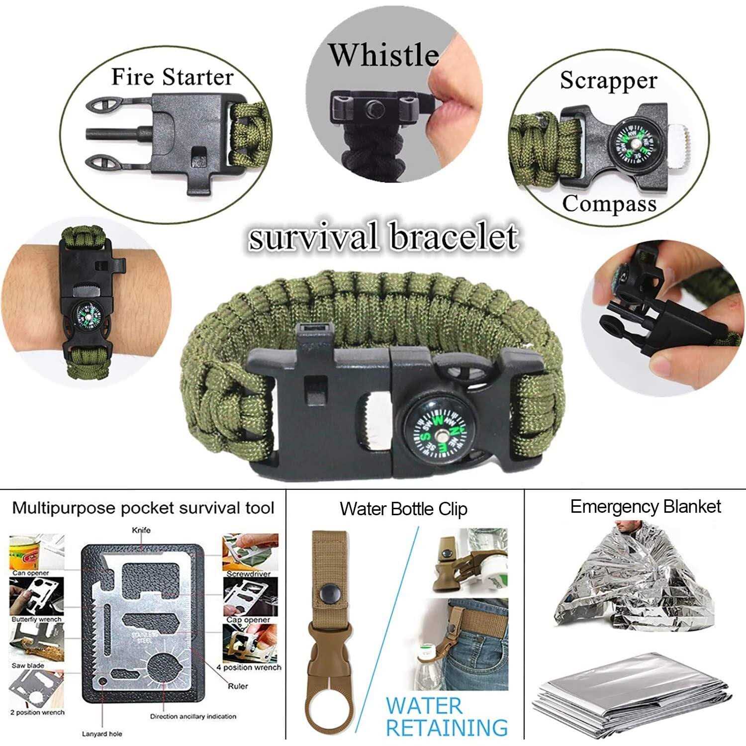 VEITORLD Gifts for Men Dad Him Christmas, Survival Gear and Equipment 12 in 1