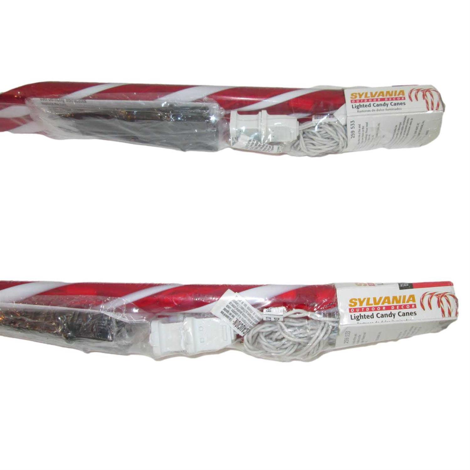 Sylvania 3-Piece Pathway Lighted Candy Cane