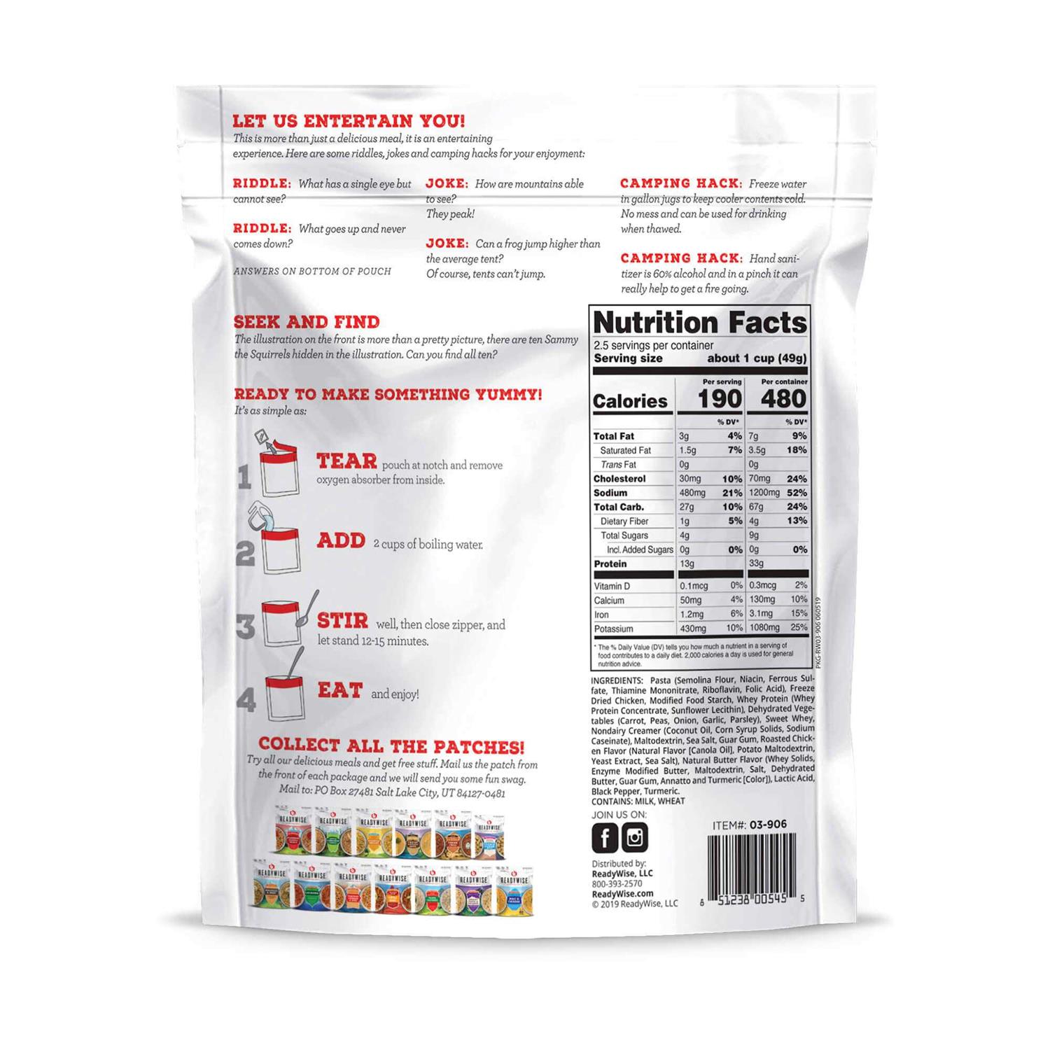 ReadyWise Adventure Meals Favorites Kit