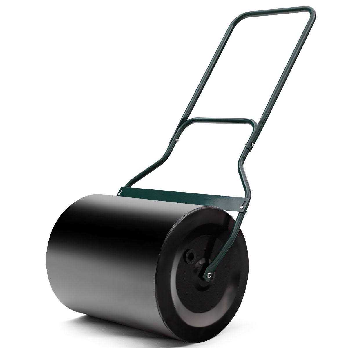 Costway Heavy Duty Push Tow Lawn Roller Metal Roller