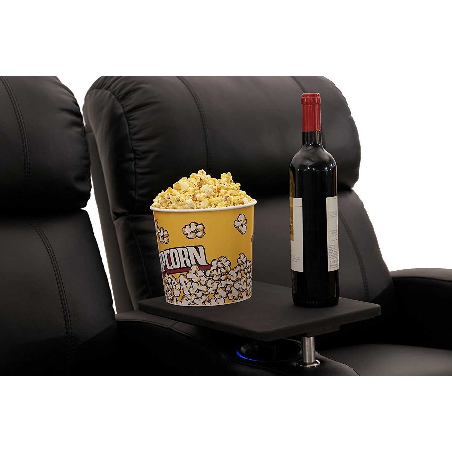 Octane Seating Swivel Tray Table Black