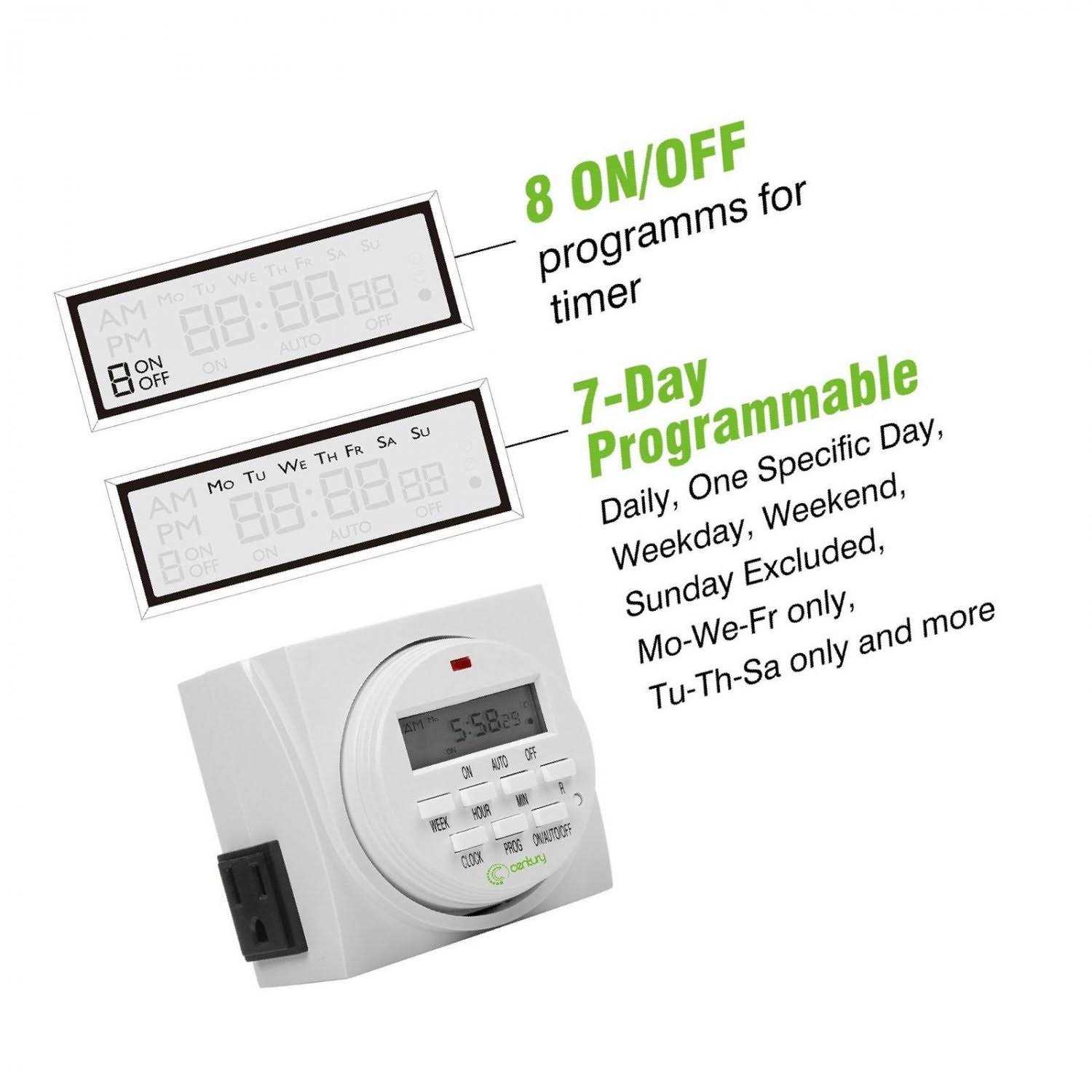 BN-LINK Century 7 Day Heavy Duty Digital Programmable Timer