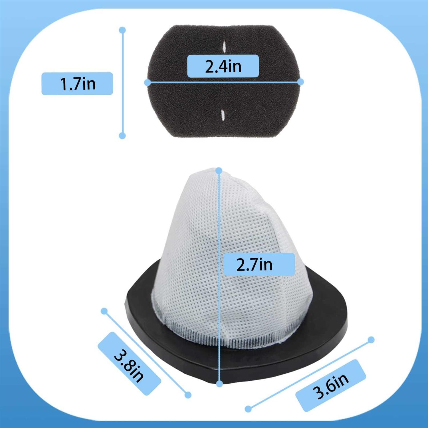 3 Pack 2030 Vacuum Filter & 6 Pack 2030 Foam Filter Compatible with Bissell Vacuum Cleaner Models 2030