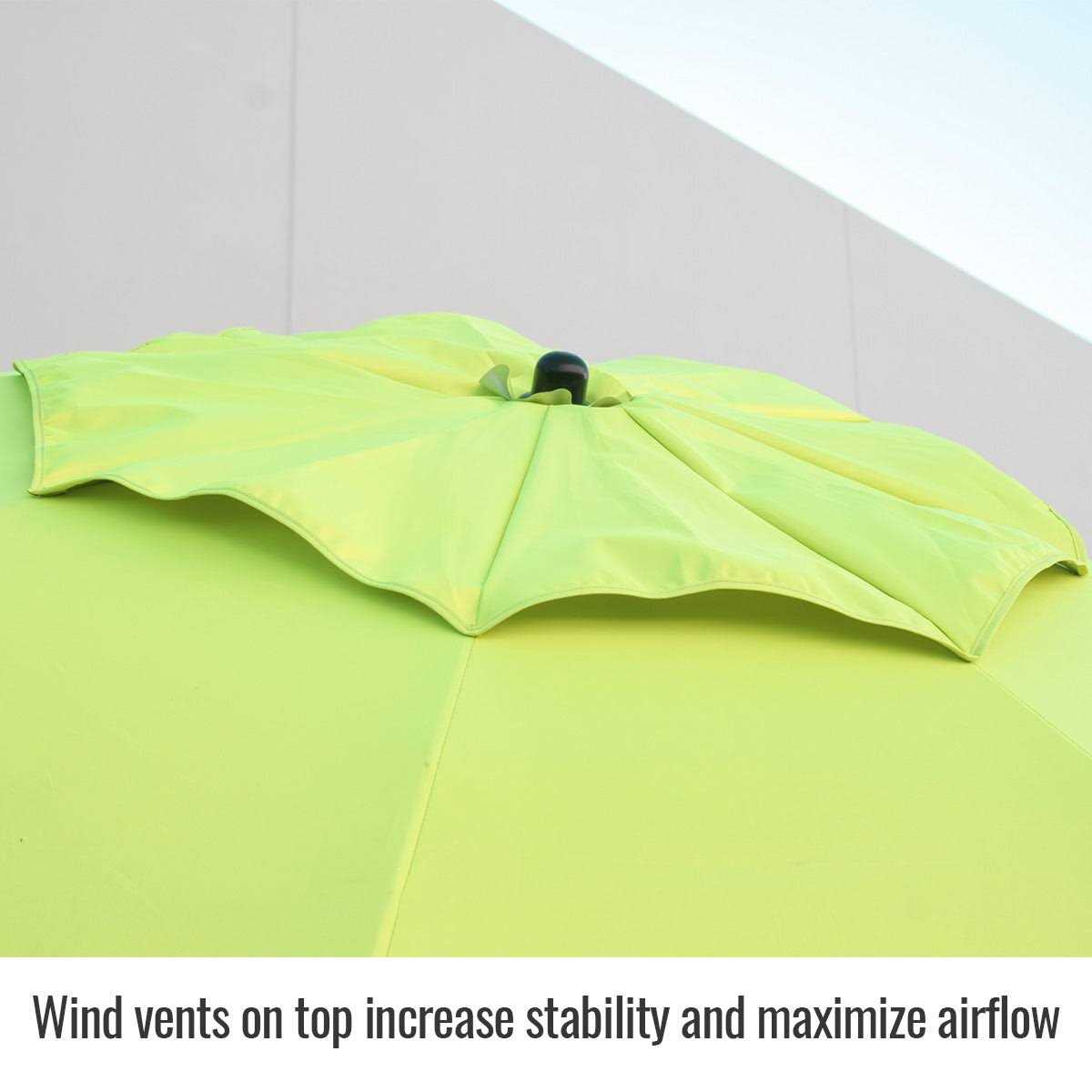 Black Stallion UB250 Core Flame-Resistant Industrial Umbrella