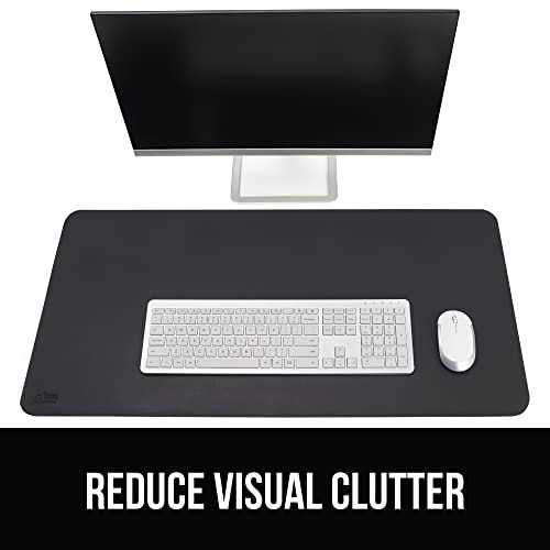 Gorilla Grip Desk Mat, Non Slip and Heat Resistant Mouse Pad Soft PU Leather Pads