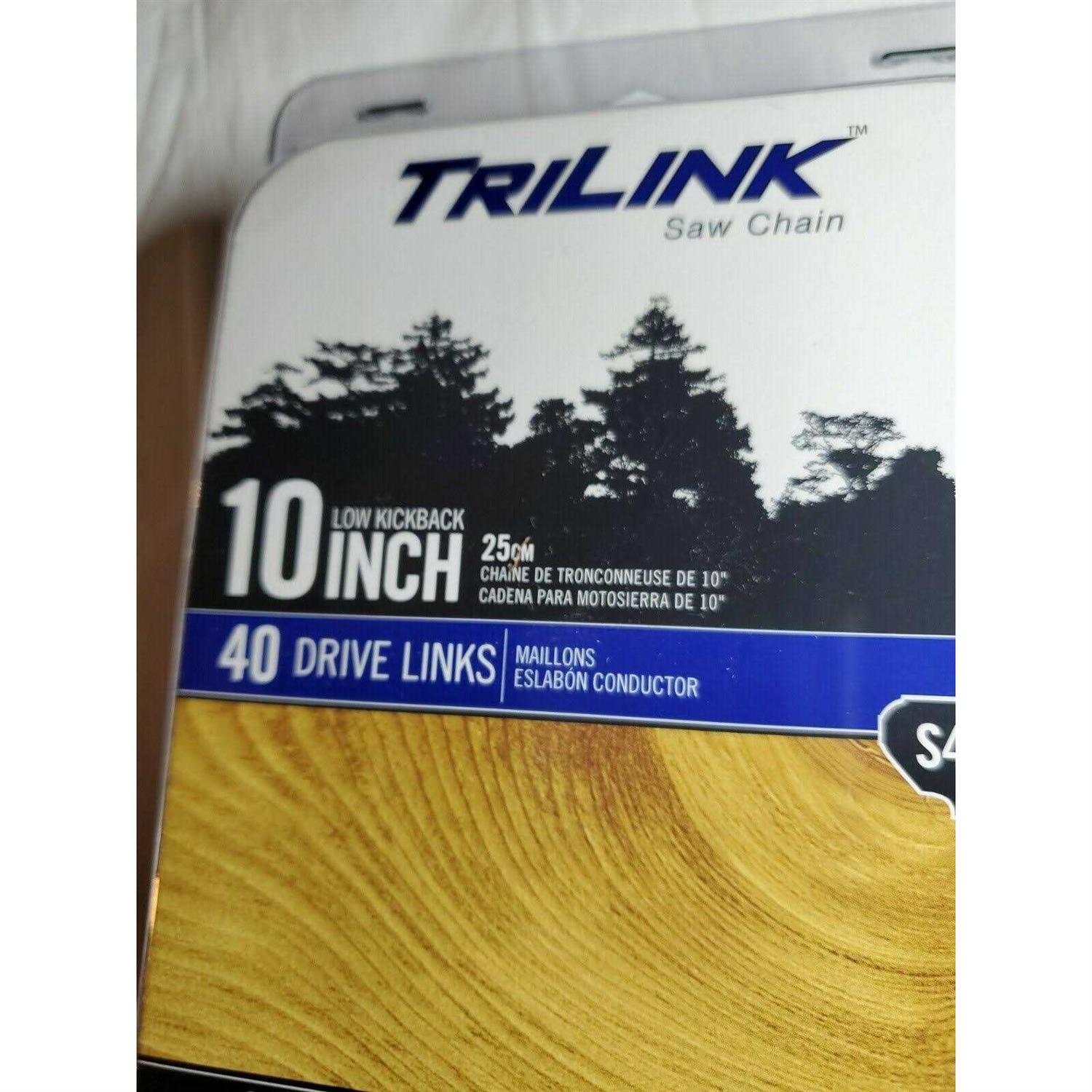 TriLink S40 10 inch 2 Pack Replacement Saw Chain