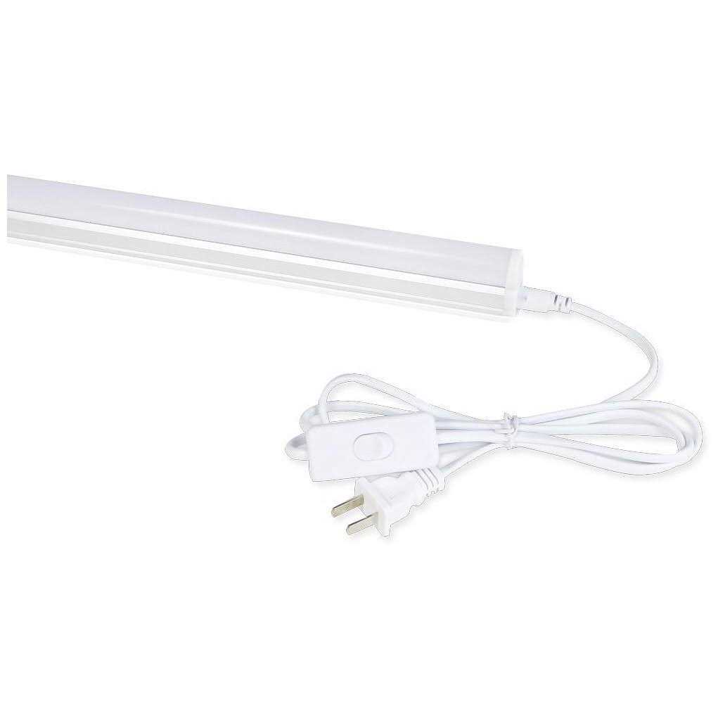 Barrina LED T5 Integrated Single Fixture, 4FT, 2200lm, 6500K, 20W, Utility Shop Light, Ceiling and Under Cabinet