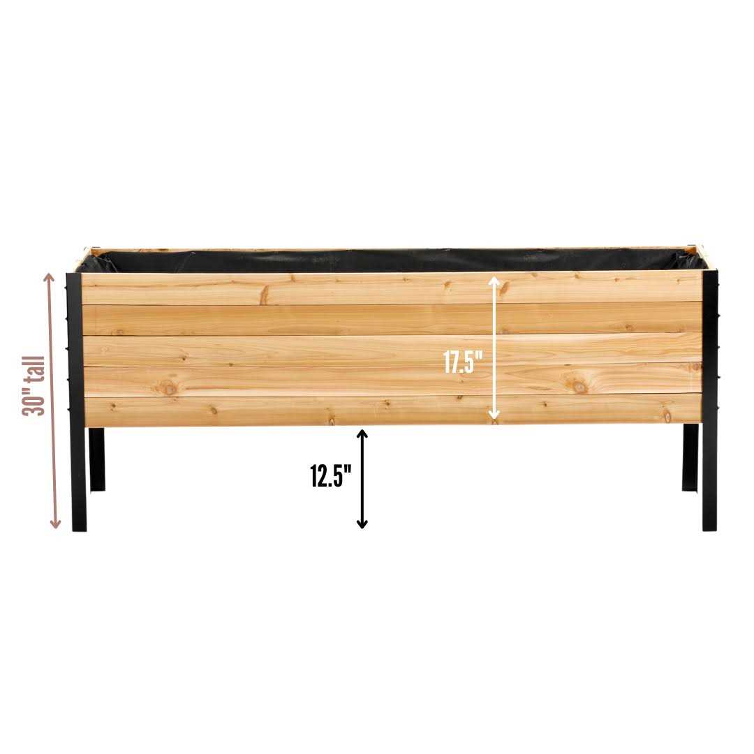 Cedar Planters Cedar 18 x Raised Garden Bed
