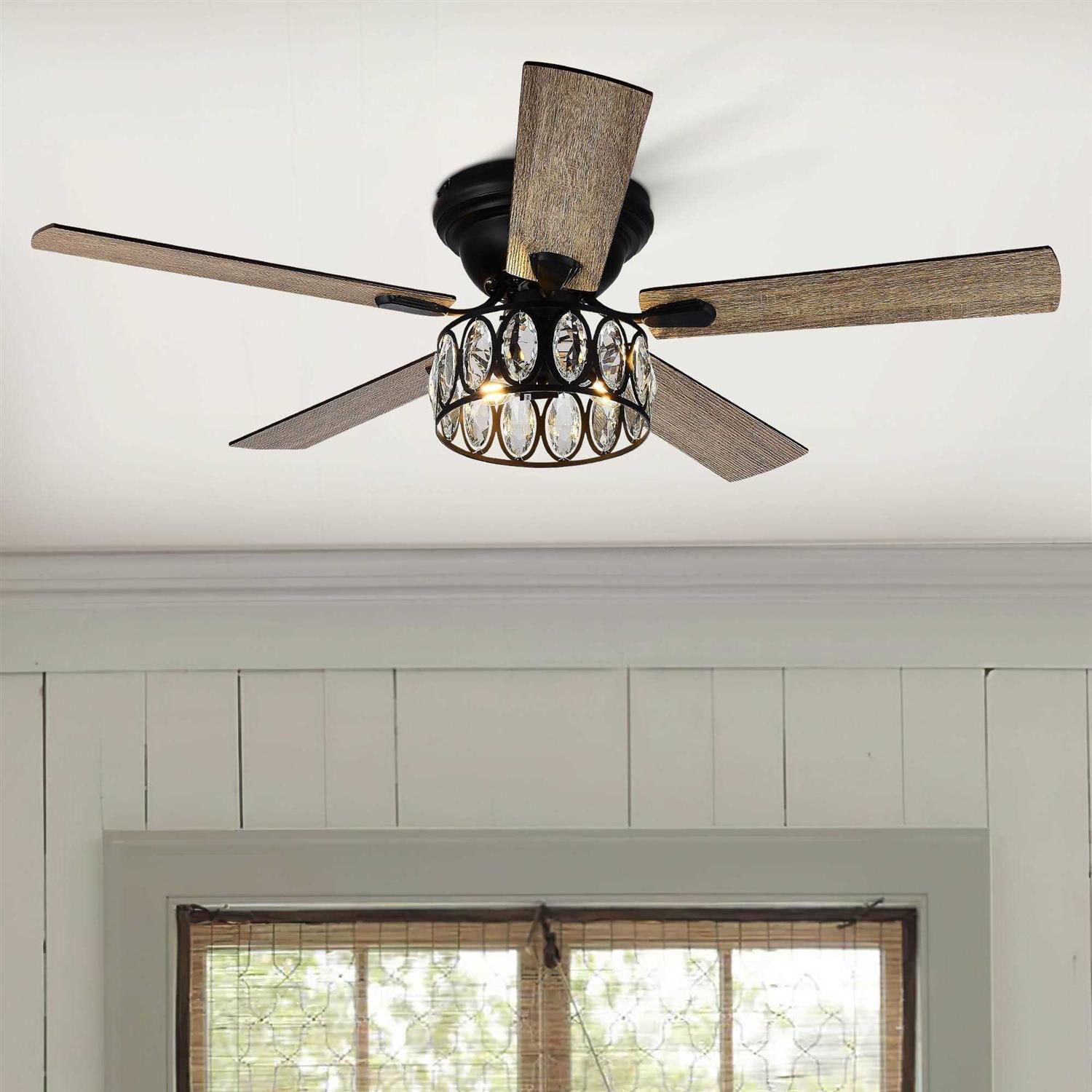 5-Blade Ceiling Fan with Light Kit and Remote