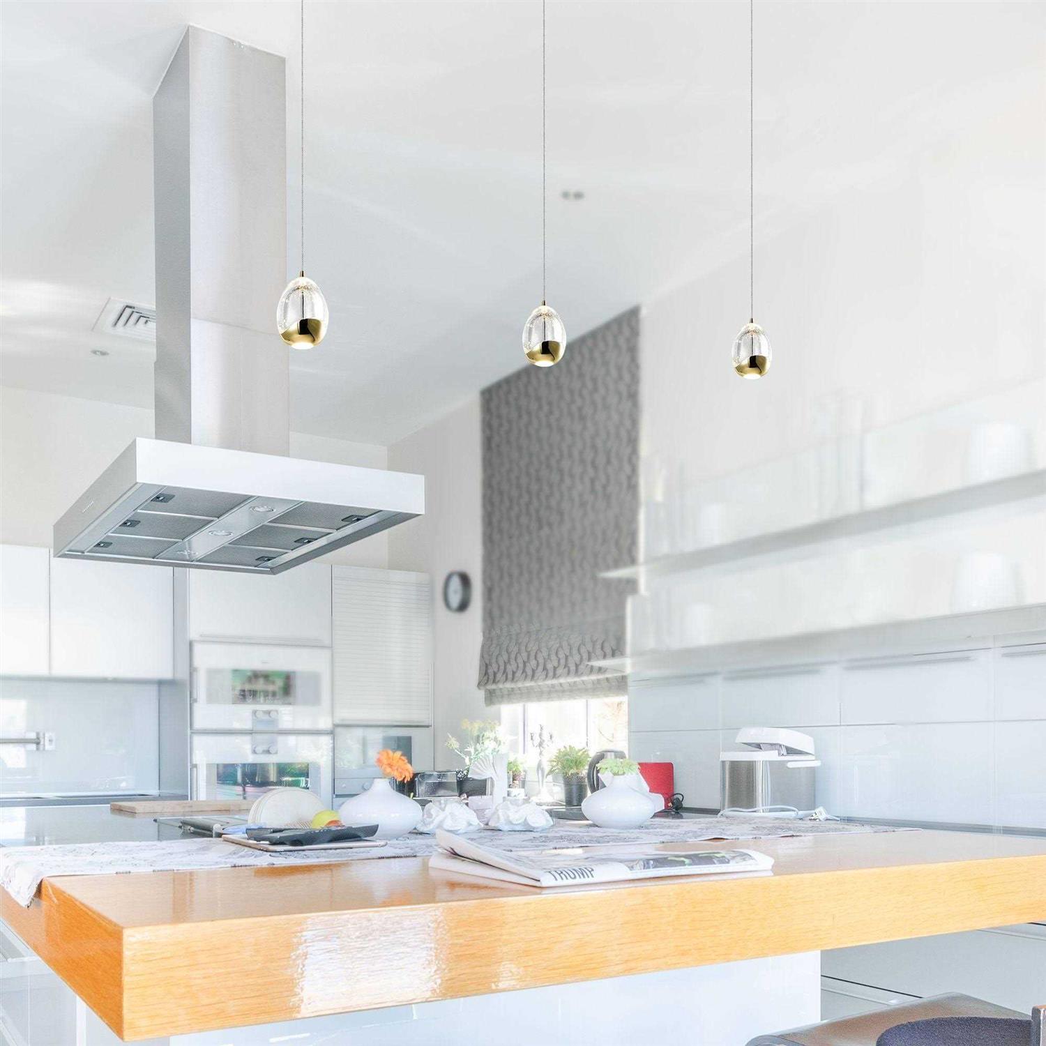 VONN Lighting Venezia 3.5 ETL Certified Integrated LED Pendant Lighting Fixture VAP2201GL