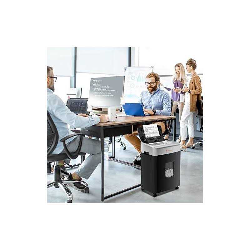 Bonsaii Office Paper Shredder 110-Sheet Autofeed Heavy Duty Paper Shredder