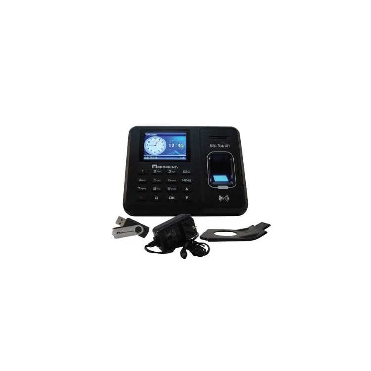 Acroprint BioTouch Time Clock & Badges Bundle