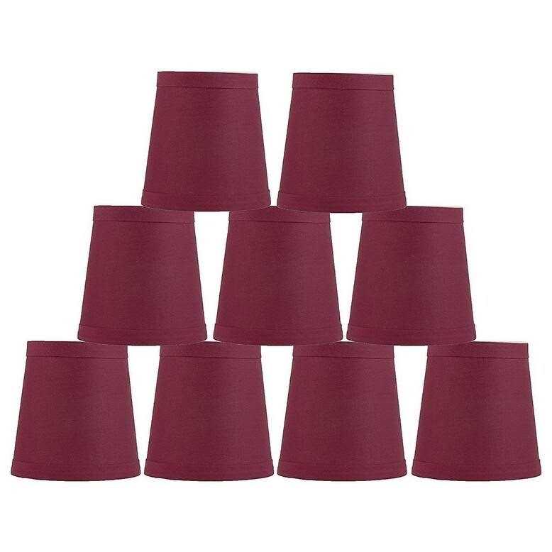 Urbanest Cotton Chandelier Lamp Shades 3x4x4 inch