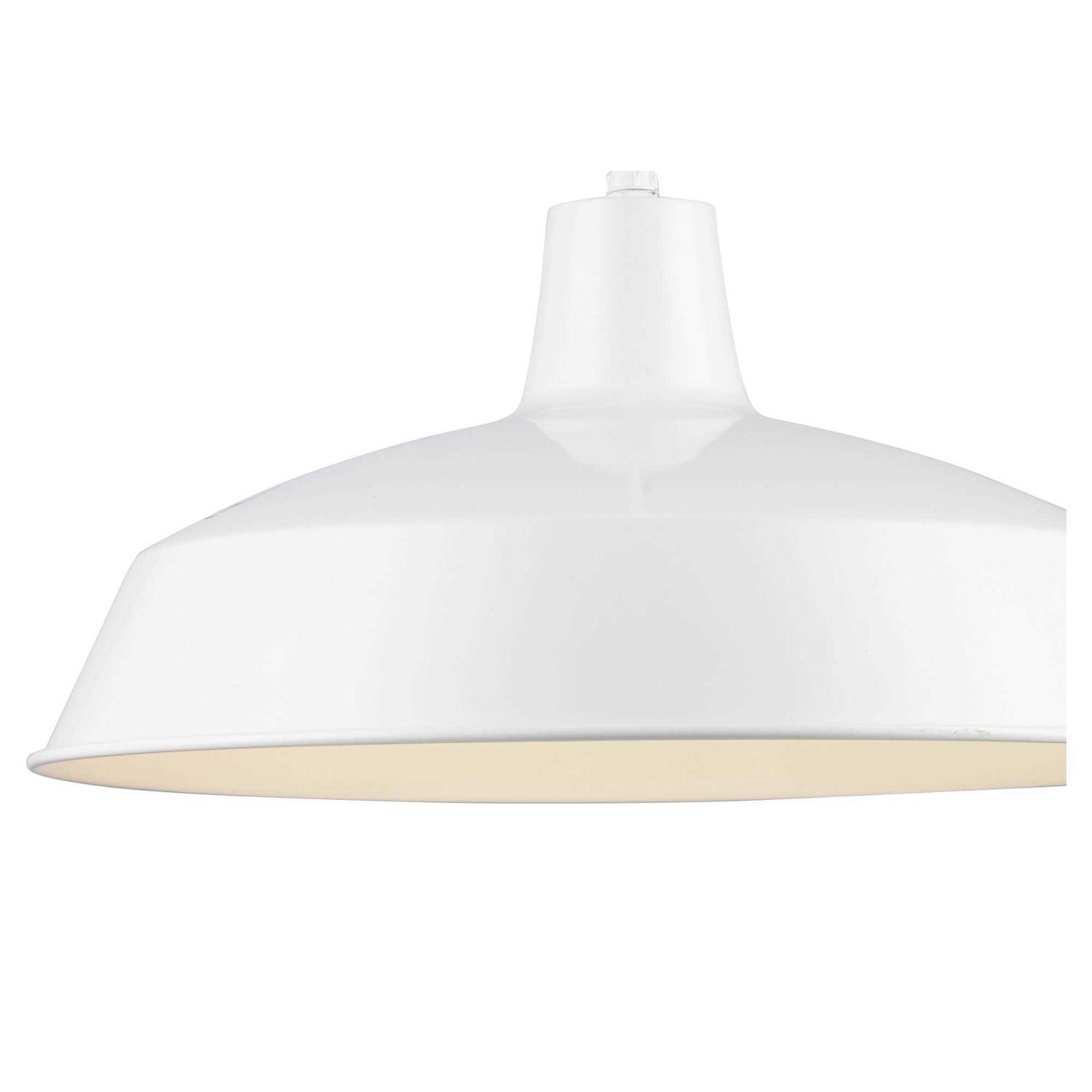 Trans Globe Lighting 1100 WH 1 Light Pendant