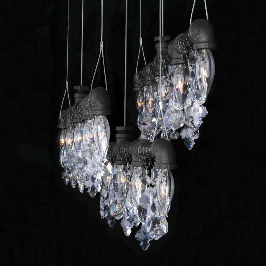 7 Light Kitchen Island Bulb Pendant 17 Stories Finish