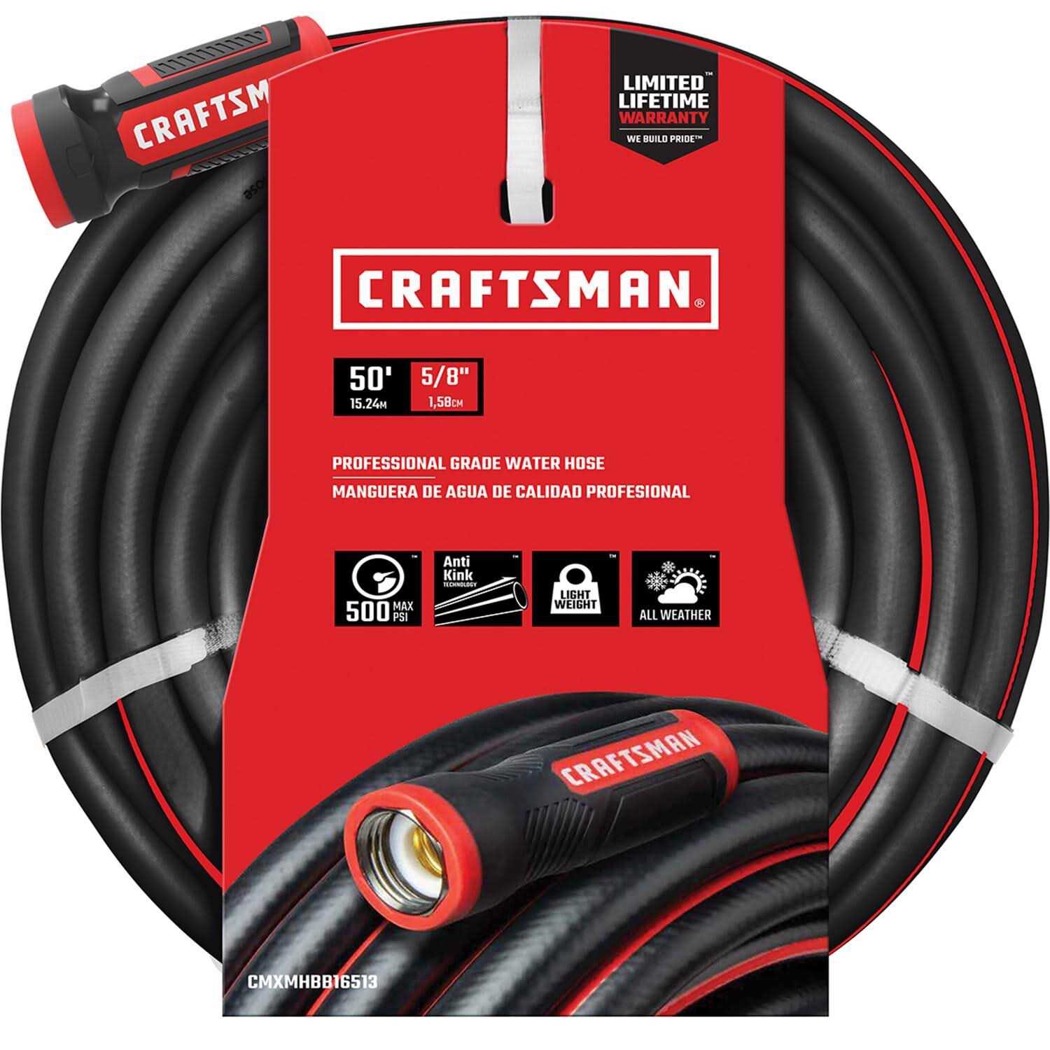 Craftsman 5/8 in. D x Heavy Duty Professional Grade Garden Hose