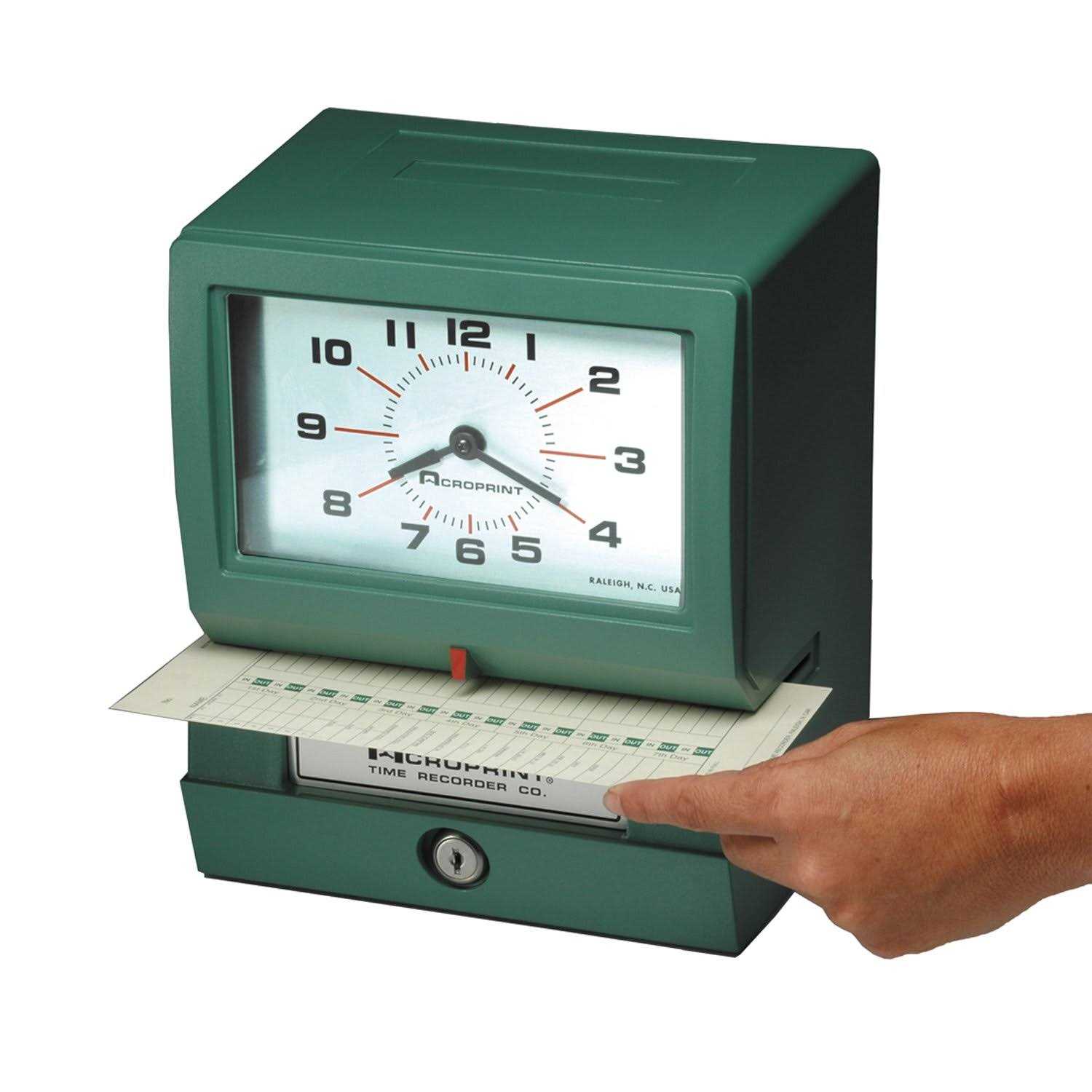 Acroprint Model Time Clock
