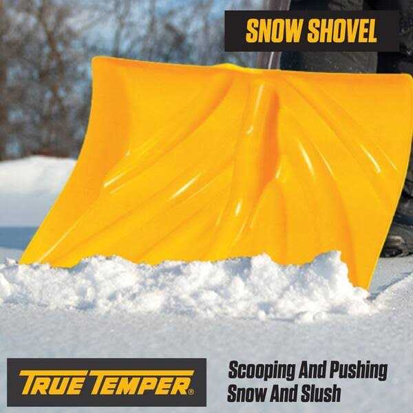 True Temper 1603400 Snow Shovel 18 in W Blade