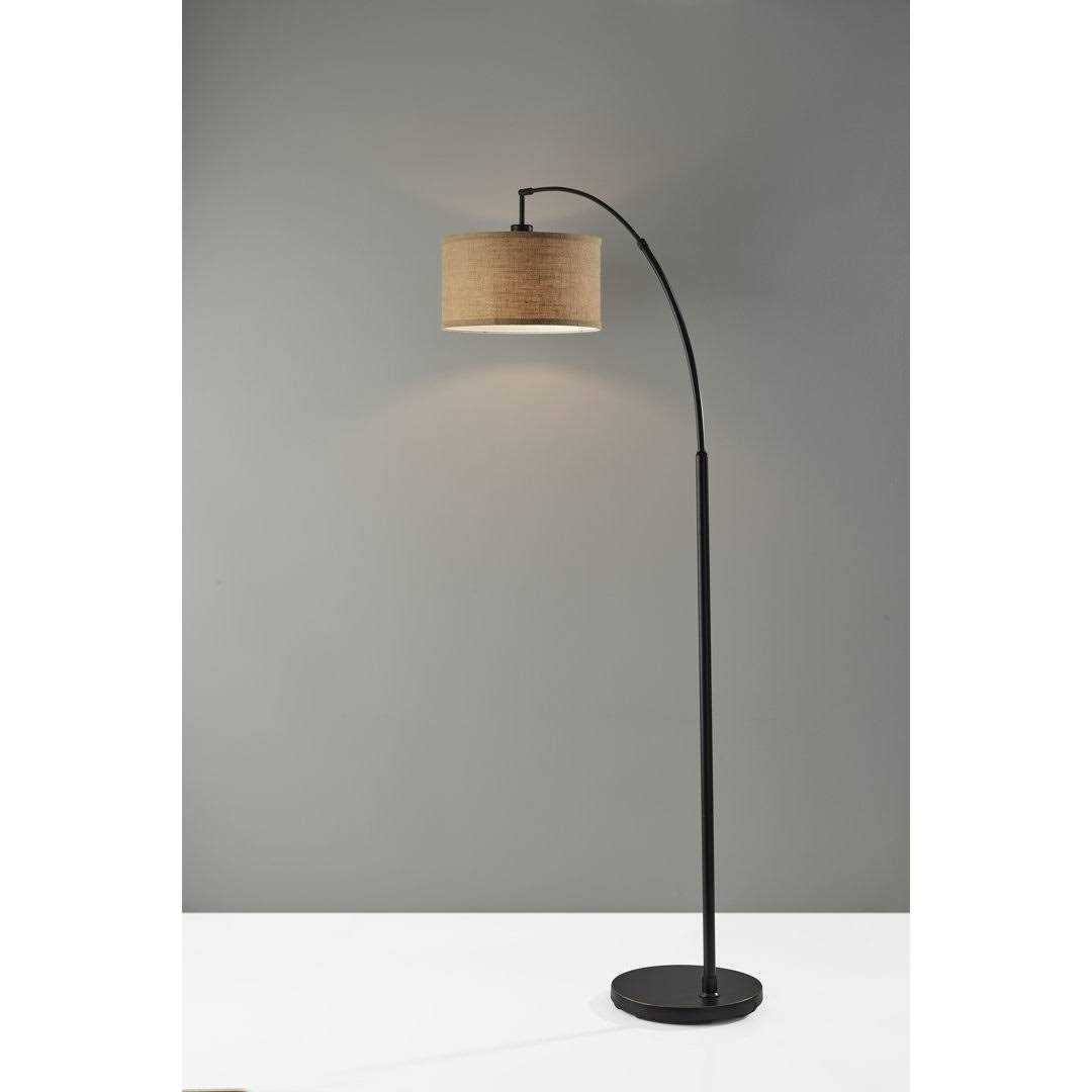 Aukerman 68 Arc Floor Lamp Three Posts