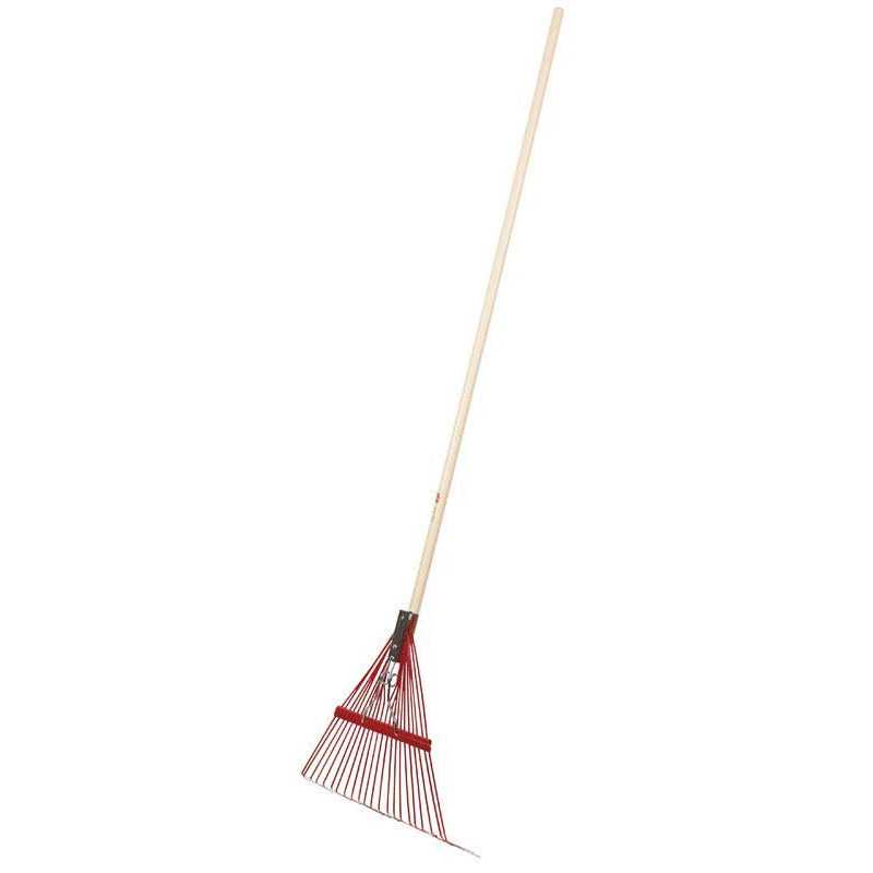 Ace 64.5 in. 22 Tine Steel Rake Wood Handle
