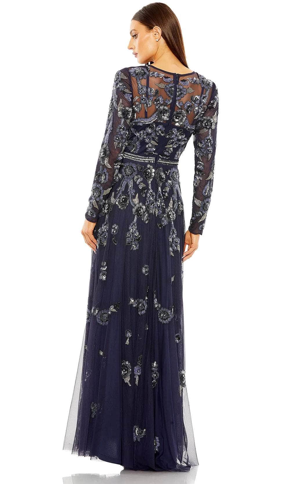 Long Sleeve Illusion Dress