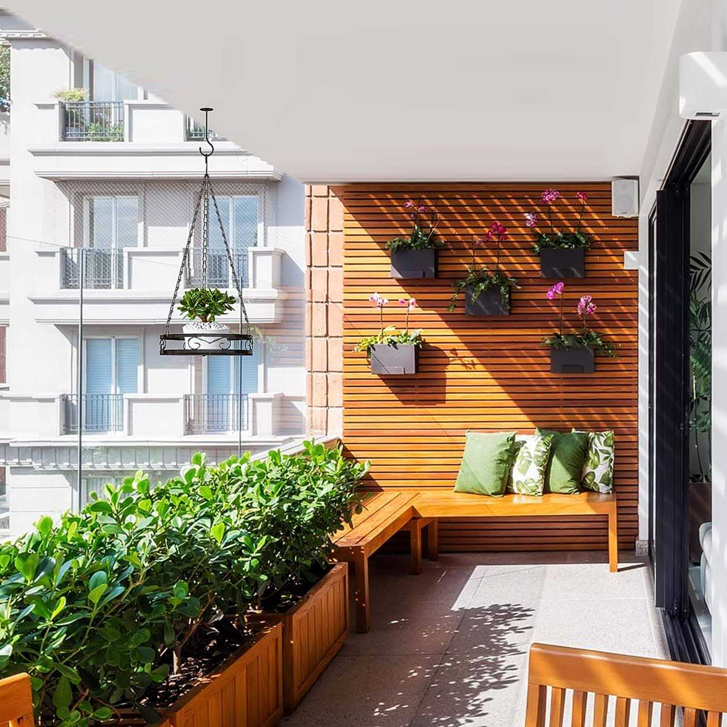 Venkuber Plant Hanger Hanging Plant Shelf for Window