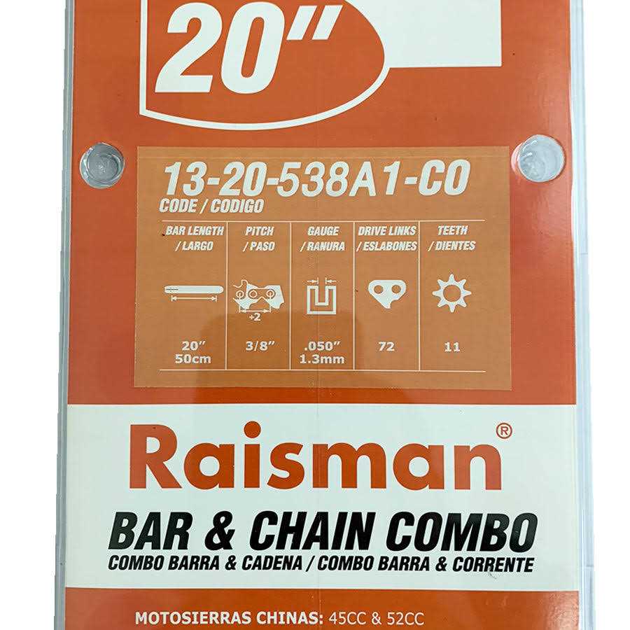 20 Bar and Chain Stihl 3/8 x 050 x 72 DL MS260 028 029 030 MS310