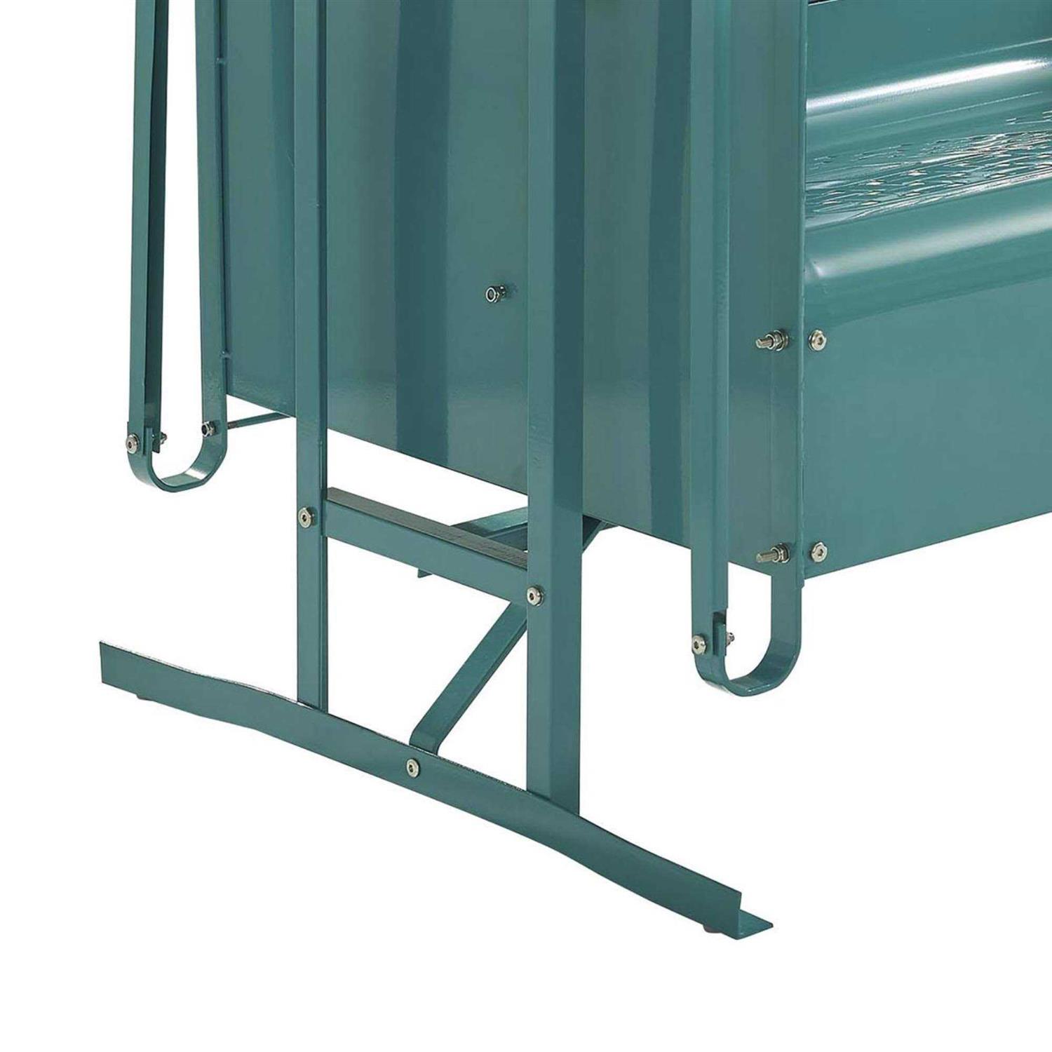 Crosley Bates Outdoor Metal Loveseat Glider