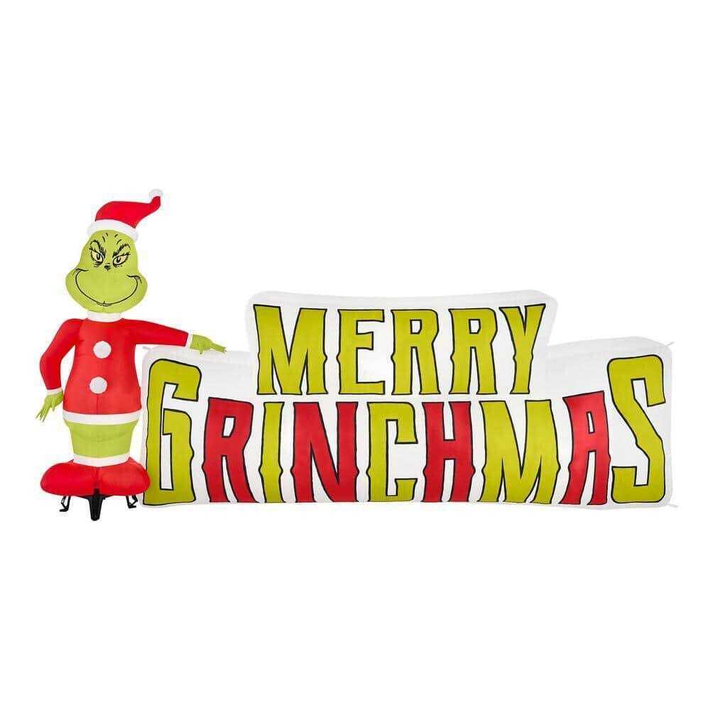 9Ft Led Grinch Christmas Iatable