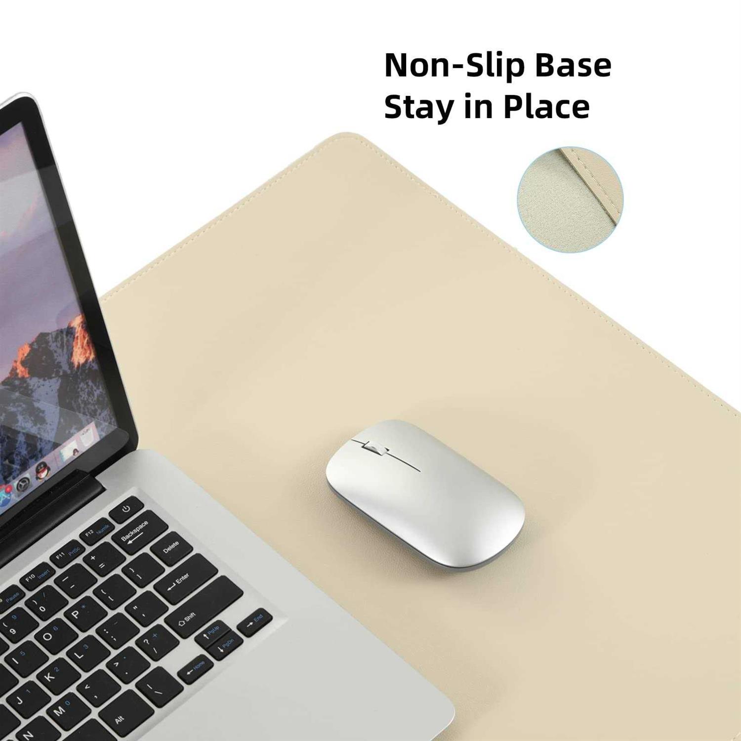 Wolaile Leather Desk Pad Blotter Mat