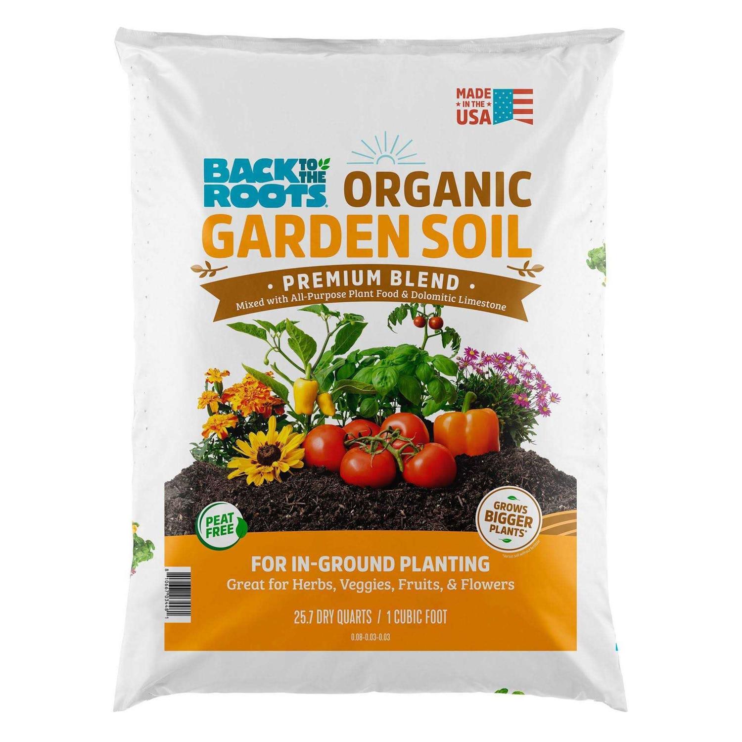 Back to the Roots Natural & Organic All-Purpose Garden Soil 47010