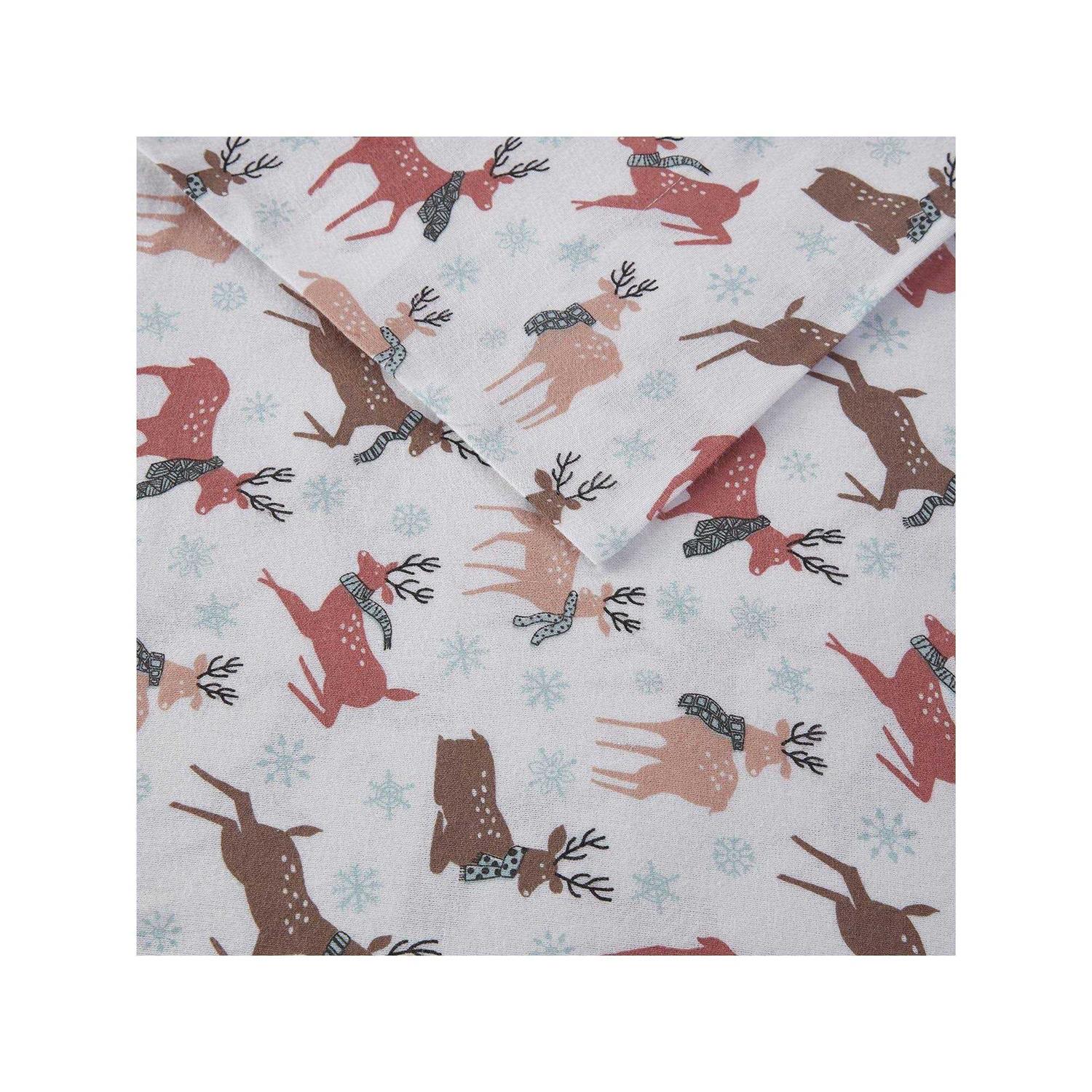 True North by Sleep Philosophy Cozy Cotton Flannel Printed Sheet Set