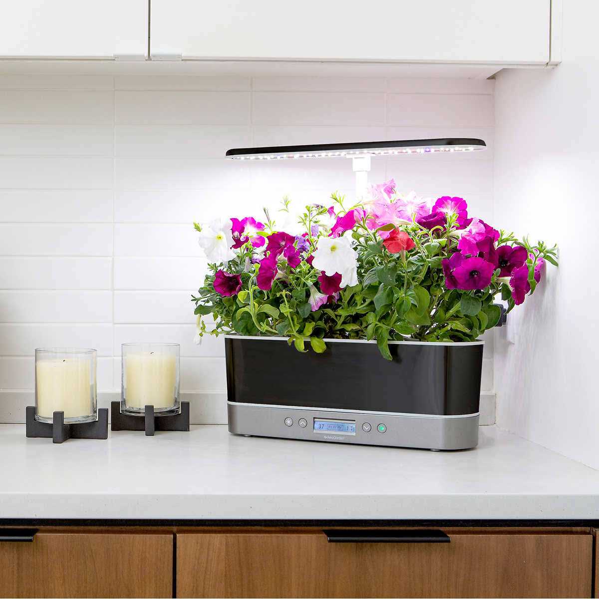 AeroGarden Bounty Elite Indoor Garden with LED Grow Light