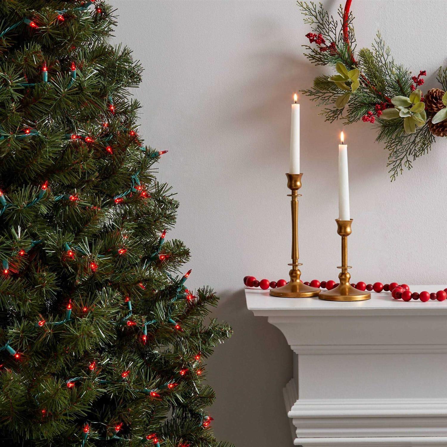 Wondershop 100ct Incandescent Smooth Mini Christmas String Lights Green Wire