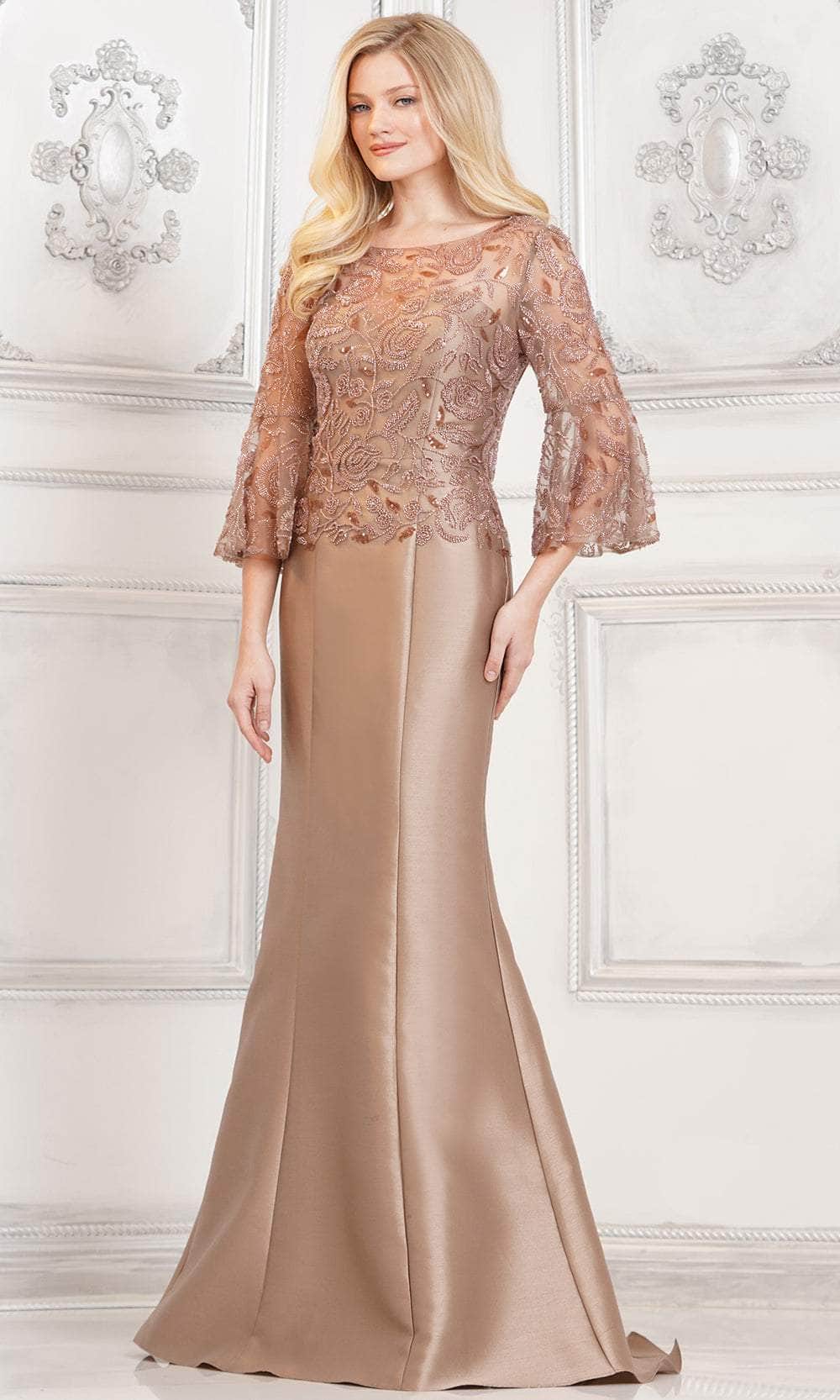 Bell Sleeve Mermaid Formal Gown