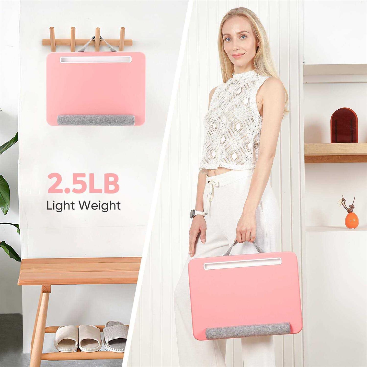 Adjustable Laptop Lap Desk Lap Desk with Cushion Storage Function Anti-Slip Wrist Rest for Home Office Adults Students