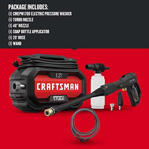 Craftsman 1700 PSI 1.2-Gallon Cold Water Electric Pressure Washer