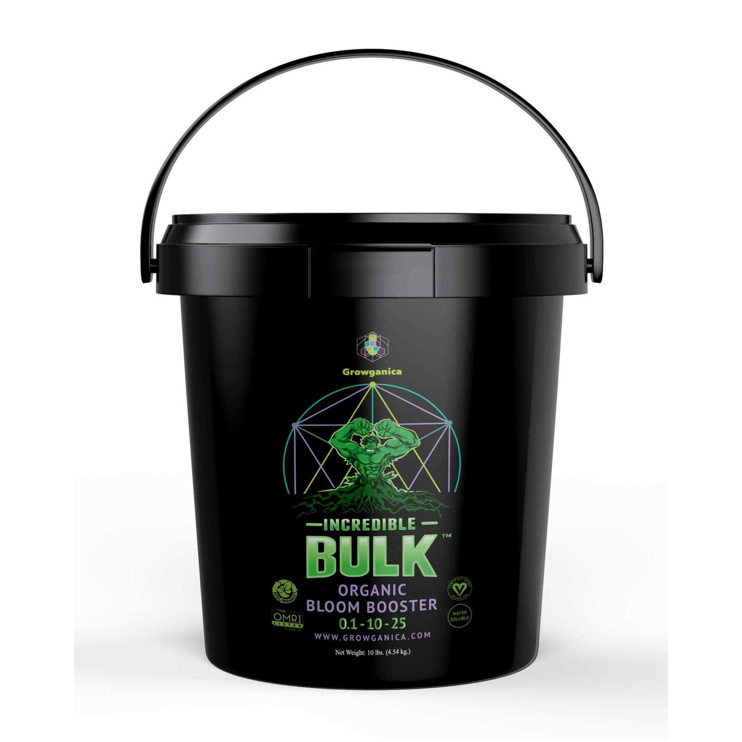 Bloom Booster Incredible Bulk 0.1-10-25 Vegan Organic Plant Food