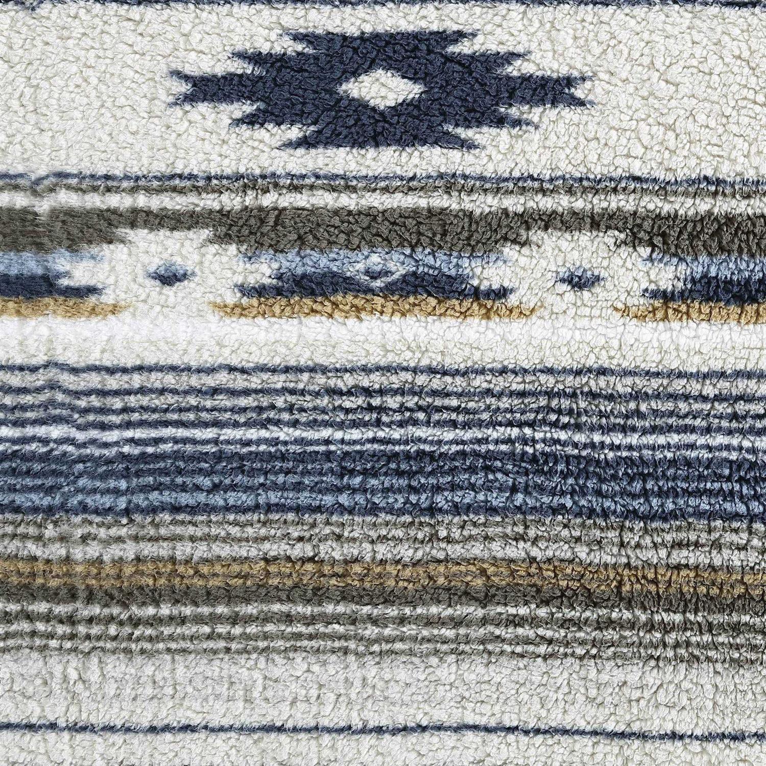 Wrangler Coyote Sands Sherpa 60×50 Throw Blanket