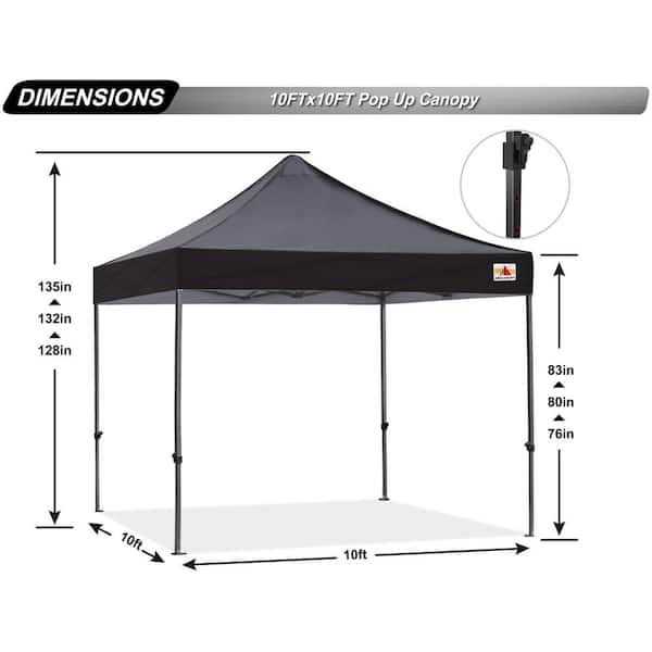 ABCCANOPY Pop Up Canopy Tent Commercial Instant