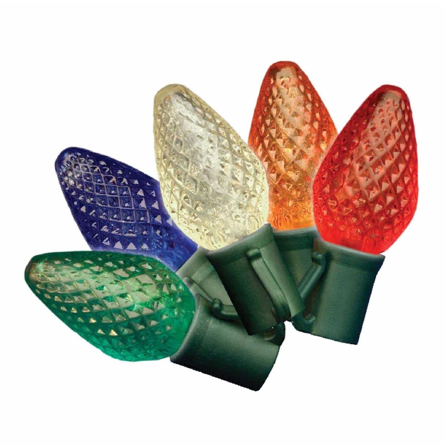 Brite Star 100 Lt Faceted C7 LED Set