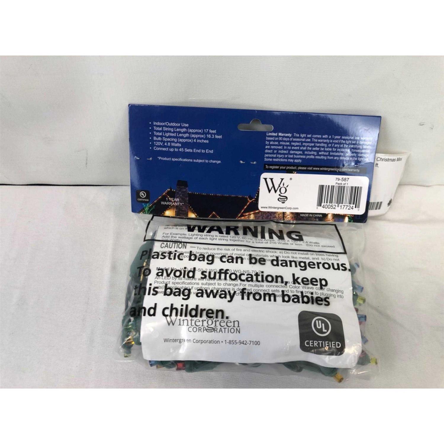 50 5mm SoftTwinkle LED Christmas Lights