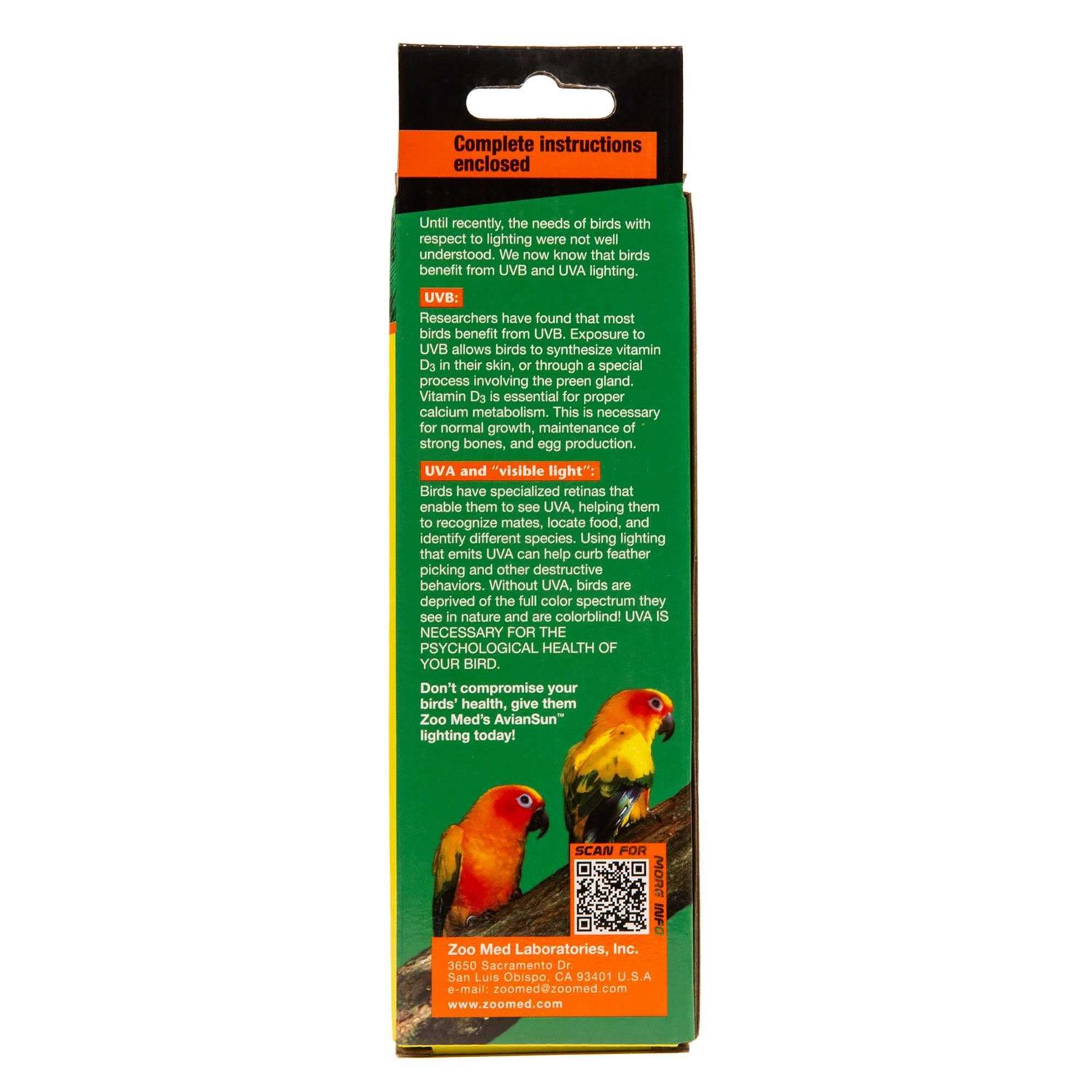 Zoo Med Avian Sun 5.0 UVB Compact Fluorescent