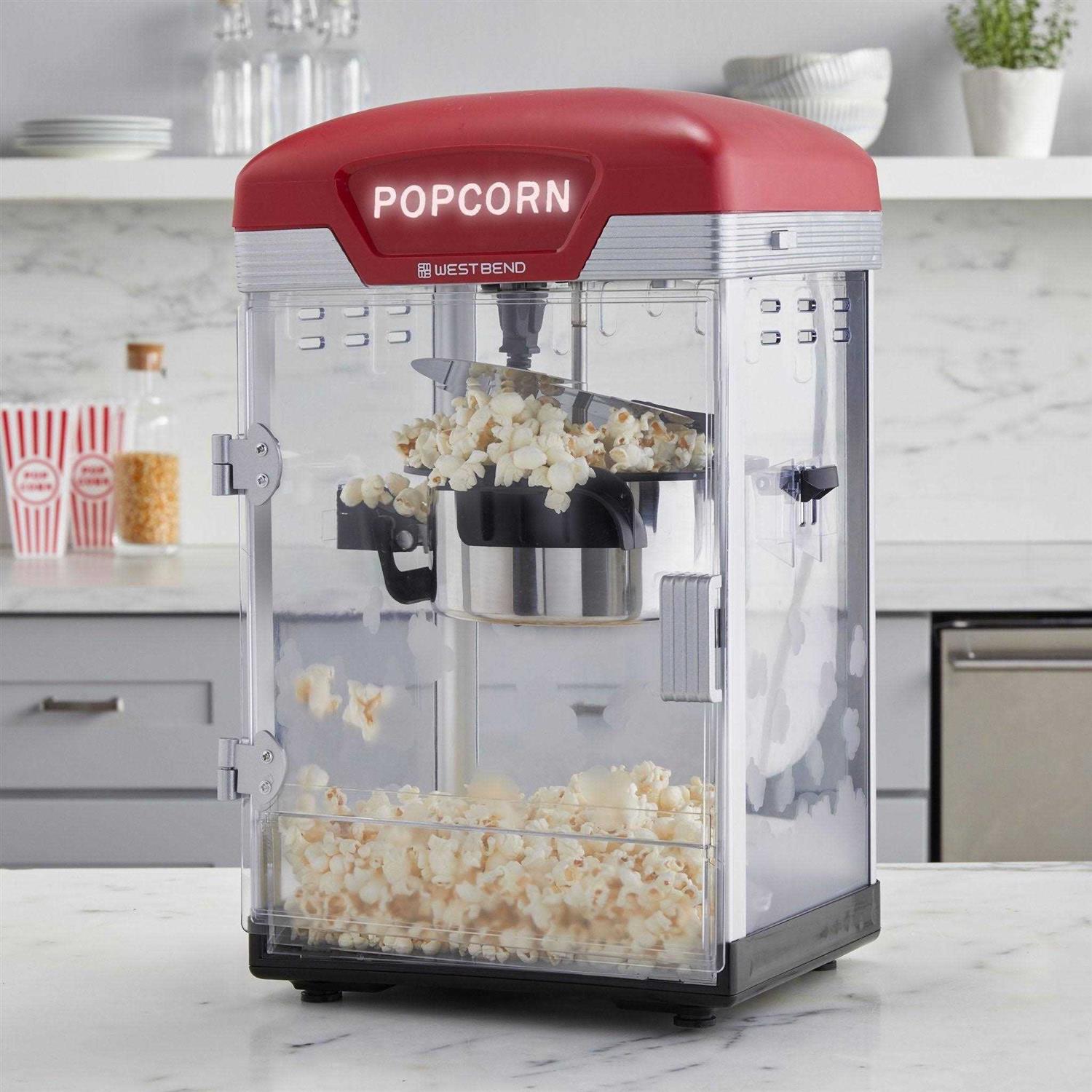 West Bend Theater Crazy 4 Qt. Popcorn Machine PCWBTCRD13