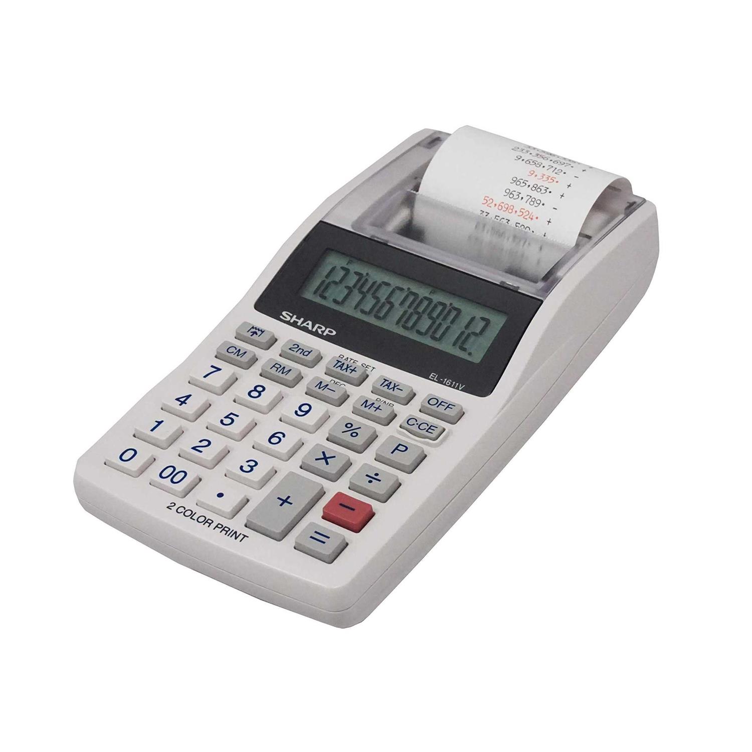 Sharp EL-1611V Printing Calculator