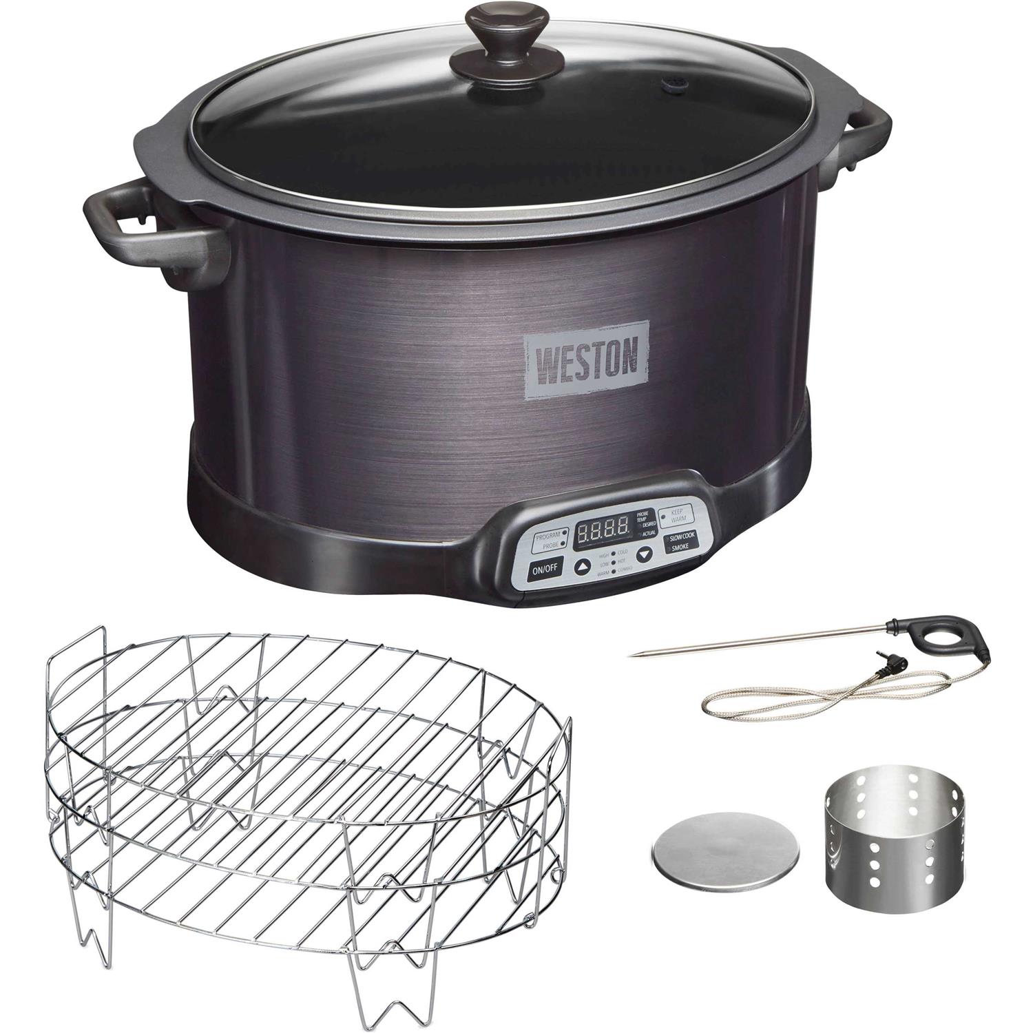 2 in 1 Indoor Smoker & Slow Cooker Weston